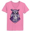 Ladies ComfortSoft ® V Neck Tee Thumbnail