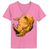 Ladies ComfortSoft ® V Neck Tee Thumbnail