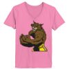 Ladies ComfortSoft ® V Neck Tee Thumbnail