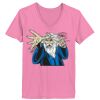 Ladies ComfortSoft ® V Neck Tee Thumbnail