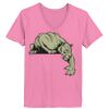 Ladies ComfortSoft ® V Neck Tee Thumbnail