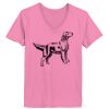 Ladies ComfortSoft ® V Neck Tee Thumbnail