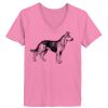 Ladies ComfortSoft ® V Neck Tee Thumbnail