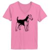 Ladies ComfortSoft ® V Neck Tee Thumbnail