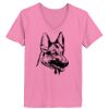 Ladies ComfortSoft ® V Neck Tee Thumbnail