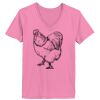 Ladies ComfortSoft ® V Neck Tee Thumbnail