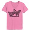 Ladies ComfortSoft ® V Neck Tee Thumbnail