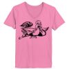 Ladies ComfortSoft ® V Neck Tee Thumbnail