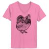 Ladies ComfortSoft ® V Neck Tee Thumbnail