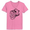 Ladies ComfortSoft ® V Neck Tee Thumbnail