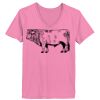 Ladies ComfortSoft ® V Neck Tee Thumbnail