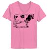 Ladies ComfortSoft ® V Neck Tee Thumbnail