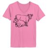 Ladies ComfortSoft ® V Neck Tee Thumbnail