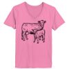 Ladies ComfortSoft ® V Neck Tee Thumbnail