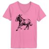 Ladies ComfortSoft ® V Neck Tee Thumbnail