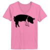 Ladies ComfortSoft ® V Neck Tee Thumbnail