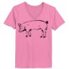 Ladies ComfortSoft ® V Neck Tee Thumbnail