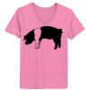 Ladies ComfortSoft ® V Neck Tee Thumbnail