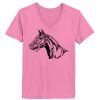 Ladies ComfortSoft ® V Neck Tee Thumbnail