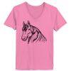 Ladies ComfortSoft ® V Neck Tee Thumbnail