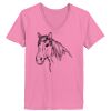 Ladies ComfortSoft ® V Neck Tee Thumbnail