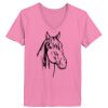 Ladies ComfortSoft ® V Neck Tee Thumbnail