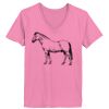 Ladies ComfortSoft ® V Neck Tee Thumbnail