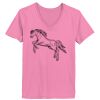 Ladies ComfortSoft ® V Neck Tee Thumbnail