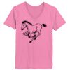 Ladies ComfortSoft ® V Neck Tee Thumbnail