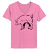 Ladies ComfortSoft ® V Neck Tee Thumbnail