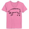 Ladies ComfortSoft ® V Neck Tee Thumbnail