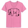 Ladies ComfortSoft ® V Neck Tee Thumbnail