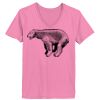 Ladies ComfortSoft ® V Neck Tee Thumbnail