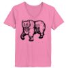 Ladies ComfortSoft ® V Neck Tee Thumbnail