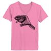 Ladies ComfortSoft ® V Neck Tee Thumbnail