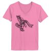 Ladies ComfortSoft ® V Neck Tee Thumbnail