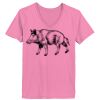 Ladies ComfortSoft ® V Neck Tee Thumbnail