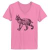 Ladies ComfortSoft ® V Neck Tee Thumbnail