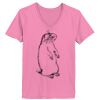 Ladies ComfortSoft ® V Neck Tee Thumbnail