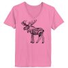 Ladies ComfortSoft ® V Neck Tee Thumbnail