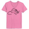 Ladies ComfortSoft ® V Neck Tee Thumbnail