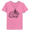 Ladies ComfortSoft ® V Neck Tee Thumbnail