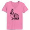 Ladies ComfortSoft ® V Neck Tee Thumbnail