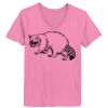 Ladies ComfortSoft ® V Neck Tee Thumbnail