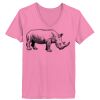 Ladies ComfortSoft ® V Neck Tee Thumbnail