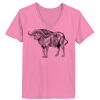 Ladies ComfortSoft ® V Neck Tee Thumbnail