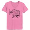 Ladies ComfortSoft ® V Neck Tee Thumbnail