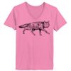 Ladies ComfortSoft ® V Neck Tee Thumbnail