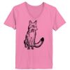 Ladies ComfortSoft ® V Neck Tee Thumbnail