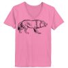 Ladies ComfortSoft ® V Neck Tee Thumbnail